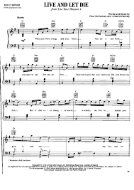 Dal 1993, tuttavia, il gruppo ha attraversato non pochi problemi a causa dei contrasti tra il carismatico. Guns N Roses Live And Let Die Sheet Music Pdf Free Score Download