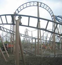 Pegasus onride pov montagne russe de europa park, parc d'attractions en allemagne. Pegasus Achterbahn Freizeitpark De