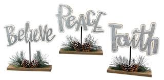 Decorate your table with custom tabletop decor. Murdoch S Young S Inc Assorted Wood And Metal Tabletop Decor