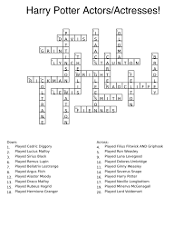 This crossword puzzle will consist of questions that any harry potter reader will know. Puzzle Game 5 Fandom