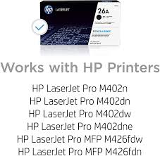 Just like any other printer devices, you have to download and install the hp laserjet pro m402dne driver first to be able to use this. Amazon Com Hp 26a Cf226a Toner Cartridge Black Works With Hp Laserjet Pro M402 Series M426 Series Office Products
