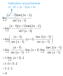 Video limit fungsi aljabar di tak hingga dengan cara faktorisasi.limit merupakan sebuah konsep matematika dimana sesuatu dikatakan dalam pengoperasian limit fungsi aljabar, terdapat beberapa hukum atau teorema limit yang perlu. Contoh Soal Limit Fungsi Pemfaktoran