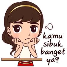 Supaya memberi efek , animasi ini juga menuangkan kesan lebih hidup, karena desain beragam dan nggak menjadikan jenuh orang melihatnya. Check Out The Cewek Bingung Sticker By Amstickers On Chatsticker Com Funny Girl Quotes Funny Stickers Cartoon Jokes