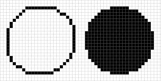 Pixel circle and oval generator for help building shapes in games such as minecraft or terraria. Weird Circle Troubleshooting Bug Reports Paint Net Forum
