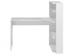 Les étagères d'angle en bois attirent tous les regards dans le séjour, la chambre ou le couloir. Bureau D Angle Avec Etageres Delfino 4 Etageres Blanc