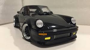 Wheels to suit a 930 what to buy. 1 18 Autoart Porsche 911 930 Turbo Wangan Midnight Blackbird Youtube