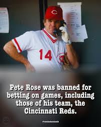 onthisdateinmlb 1989 - Pete Rose gets banned from Major League Baseball. — He was banned for betting on games, including those of his team, the Cincinnati Reds. An investigation led by John