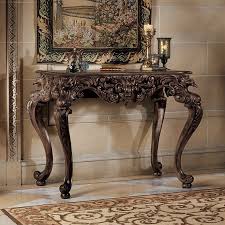 King Frederic Console Table Resin Patio Furniture Console Table Carved Furniture