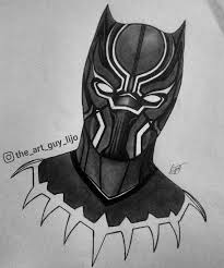 I think once they announce the cast i'll get more into the captain marvel movie. Mechanical Pencil Sketch Of Black Panther Marvel Art Drawings Avengers Drawings Black Panther Art