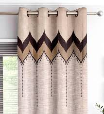 Some shower curtains are so pretty, you want to take them outside the bathroom. Buy Jacquard Blackout 5 Feet Eyelet Window Curtain By Story Home Online Abstract Curtains And Drapes Curtains And Drapes Furnishings Pepperfry Product