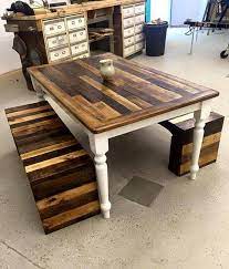 Pallet Wooden Made Furniture Upcycle Art Pallet Dining Table Wooden Pallet Projects Wooden Pallet Furniture