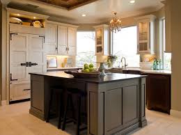Fridge Kitchen Design Walnut Cabinets Home