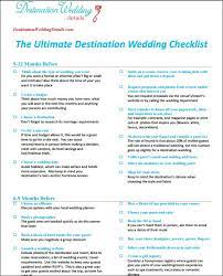 The Best Destination Wedding Checklist Destination Wedding Checklist Wedding Checklist Wedding Itinerary