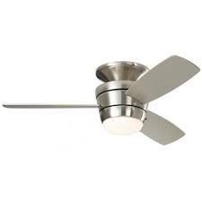 Turn this flush mount ceiling fan with led light and remote anticlockwise to get the cool breeze needed during summer and turn it clockwise to be it doesn't come with lights but it is adaptable. Harbor Breeze Mazon 44 In Nickel Led Indoor Flush Mount Ceiling Fan Remote Walmart Com Walmart Com