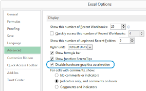 How To Disable Animation In Excel 2016 2013 2010