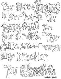 Youhavebrains Jpg Mediafire Quote Coloring Pages Color Quotes Dr Seuss Coloring Pages