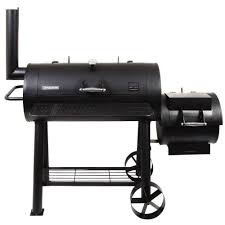 Brinkmann Trailmaster Limited Charcoal Smoker And Grill 855 6305 S The Home Depot Charcoal Smoker Offset Smoker Wood Grill