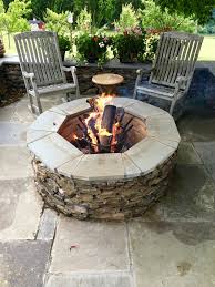 Because belgard elements™ are constructed with belgard patio pavers and wall products, each paver fireplace and kitchen unit blends effortlessly with a belgard outdoor living space that includes belgard walls, walkways, fire pit kits, or a paver outdoor kitchen. Large Round Outdoor Fire Pit Kit Centerpiece For Outdoor Entertaining