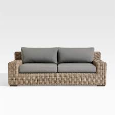 Now specific results from your searches! Abaco Outdoor Sofa With Graphite Sunbrella Cushions Reviews Crate And Barrel
