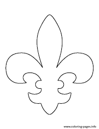 With written permission, you may post the finished coloring page on your personal website or blog, or any social network websites with credit only (a link back to my etsy shop is required when posted on social network or websites). Fleur De Lis Pattern Coloring Pages Printable