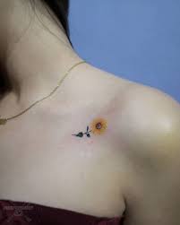 Sunflower Tattoo Tattoo Ideas And Inspiration Ideas Inspiration Sunflower Sunf Tiny Tattoos For Girls Sunflower Tattoo Small Tattoos