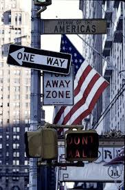 Sixth Avenue Manhattan Nyc Newyork Newyorkcity Street Signs Americas Oneway Flag New York City Sign Photography Nyc