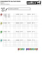 Die aufgaben 1x1, 2x2, 3x3, 4x4, 5x5, 6x6, 7x7, 8x8, 9x9 und 10x10 sind die quadrataufgaben und gehören ebenfalls zu den aufgaben, die unseren kindern das lösen der. Ubungen Mathe Klasse 3 Kostenlos Zum Download Lernwolf De
