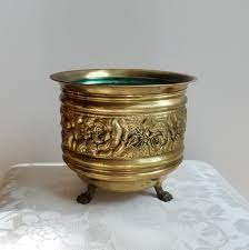 Update your bath with our streamlined seamless medicine cabinet. Vintage Small Brass Planter Pedestal Bowl Brass Flower Bowl Plant Holder Flower Pot Trinket Dish Planters Pots Craft Supplies Tools Vadel Com