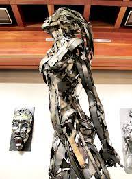 Woman Metal Art Sculpture Created By Joel Sullivan Of Iron Designs In Nova Scotia Sold Irondesigns Live C Metal Art Sculpture Sculpture Art Metal Sculpture
