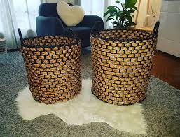Merepasparfaiteetalors A Deniche Ces Deux Superbes Corbeilles Tendance Chez Babou Rangement Linge Panier A Linge Inspiration Deco