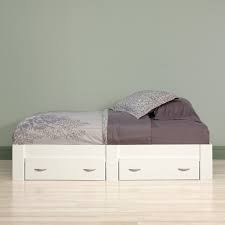 For this reason, if you're a bookworm in search of ways to store your many if you need storage and a large bed, this could be the bed you've been searching for. White Twin Bed With Storage You Ll Love In 2021 Visualhunt