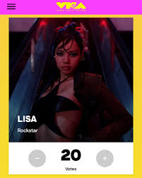 VMA Voting has started. Vote LISA now! https://www.mtv.com/vma/vote
