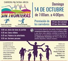 Fecha de inicio 14 sep 2015. Maraton Carrera Sin Fronteras Se Realizara Manana En Tacna Y Arica Noticias Agencia Peruana De Noticias Andina