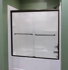 Find the bath or shower enclosure that fit your style at agalite. Infinity Semi Frameless 1 4 Inch Glass Sliding Bath Tub Door Basco Shower Doors