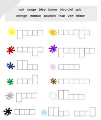 French Worksheet Dodifairy French Worksheets Spanish Colors French Colors