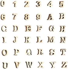 Rd.com knowledge grammar & spelling as strange as it sounds, the english alphabet had sev. Buy Juvale Wooden Alphabet Letters And Numbers For Kids Diy Crafts 1 1 In 144 Pieces Online In Turkey B07c4fk334