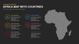 South africa has three capital cities: Africa Map With Countries Template For Powerpoint Keynote