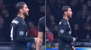 Cuenta oficial de sergio ramos. Watch Sergio Ramos Asks Real Madrid Bench If He Should Pick Yellow Card Against Ajax The Sportsrush