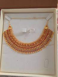 Joyalukkas Templejewellery Necklace Bridal Gold Jewellery Design Necklaces Bridal Gold Jewellery Designs Gold Jewelry Simple Necklace
