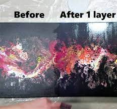 How To Varnish Pour Painting Top 4 Finishes From Spray Varnish To Epoxy Resin 2019 Smart Art Materials Pour Painting Acrylic Pouring Acrylic Pouring Art