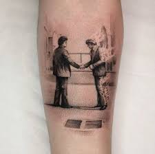 It's of 'pink' from the wall. Wish You Were Here Little Pink Floyd Tribute From The Ever Amazing Studio Xiii Gallery