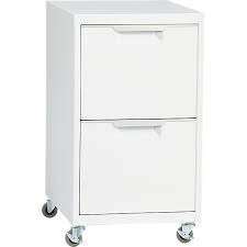 Four casters (front two lock). Tps White 2 Drawer Filing Cabinet Reviews Cb2 Filing Cabinet Drawer Filing Cabinet Metal Filing Cabinet