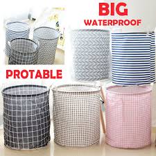 Allowing colored clothes to sit in a washing machine may cause the colors to leech onto other items. Large Laundry Basket 5 Colors Collapsible Fabric Laundry Hamper Foldable Clothes Bag Folding Washing Bin Walmart Com Walmart Com