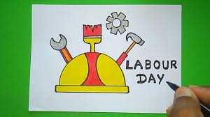 How To Draw World Labour Day Drawing International Workers Day Poster Youtube