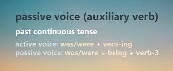 Hal yang harus diperhatikan dalam membuat contoh kalimat past tense adalah memberikan keterangan. Passive Voice Past Continuous Tense Rumus Dan Contoh Kalimat