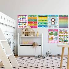 15 fun hands on activities for learning about 2d and 3d shapes. Buy Educational Preschool Poster For Toddlers And Kids Classroom Decorations For Teachers Elementary Learning Abc Alphabet 1 100 Number Shapes Chart Pack Of 15 17x12 Inches Kindergarten Homeschool Supplies For Wall Online In Hong Kong