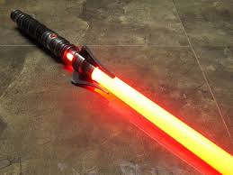 Red Lightsaber On Etsy Custom Lightsaber Red Lightsaber Lightsaber
