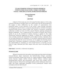 Jurnal ini juga harus terindeks oleh database internasional seperti microsoft academic search, scopus, web of science, dan scholarlyoa. 2
