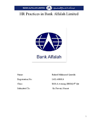 Compare up to 4 deals. Hr Practices In Bank Alfalah Limited Human Resource Management Banks