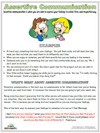 Communication skills worksheets free printables worksheet throughout assertive. Assertiveness Worksheets Assertive Communication Therapist Aid Training For Kids Children Jaimie Bleck